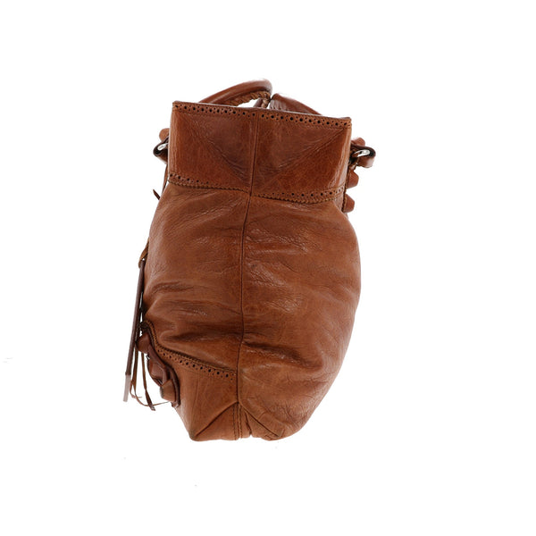 Balenciaga Handbag in Brown Leather | Designer Luxury Handbag