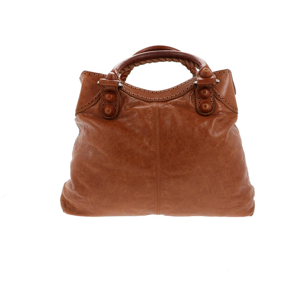 Balenciaga Handbag in Brown Leather | Designer Luxury Handbag