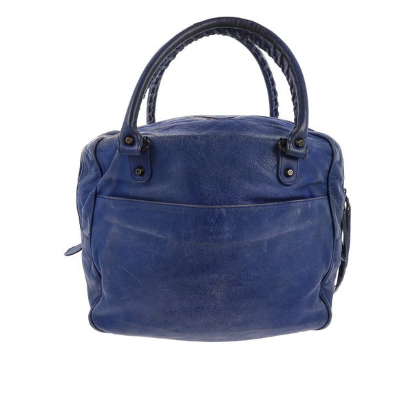 Balenciaga The Street Handbag in Blue Leather | Designer Luxury Handbag