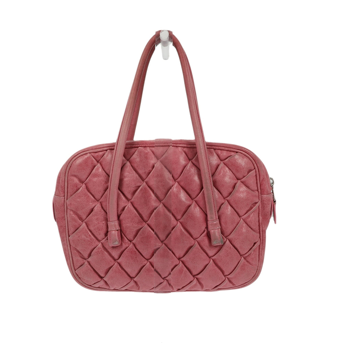 Balenciaga Shoulder Bag in Pink Leather — Designer Shoulder Bag