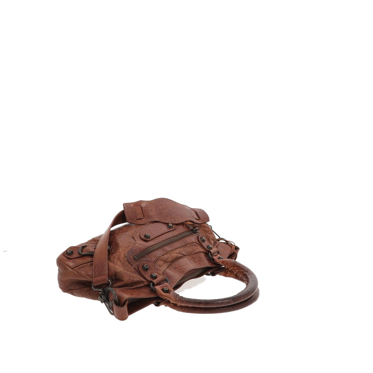 Balenciaga First Handbag in Brown Leather | Designer Luxury Handbag