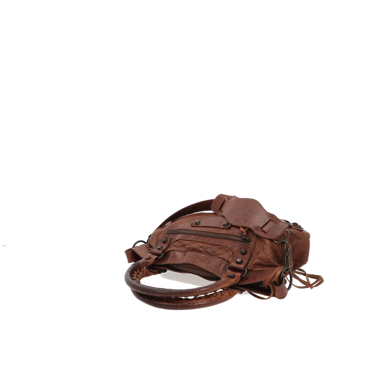 Balenciaga First Handbag in Brown Leather | Designer Luxury Handbag