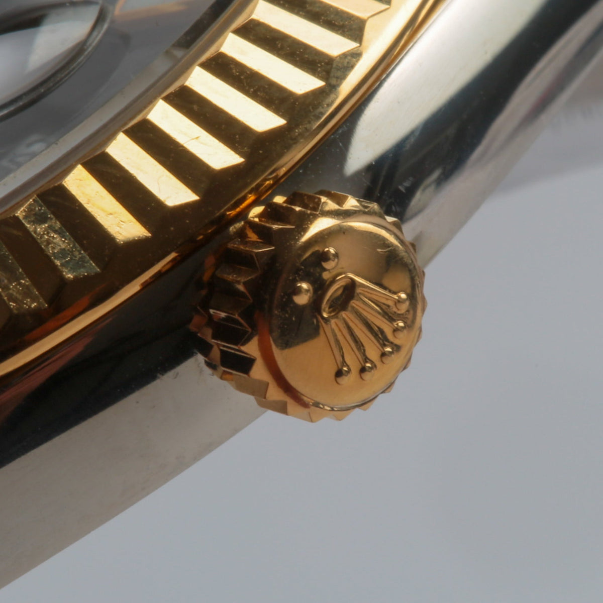 Lifestyle view of Rolex unisex two tone watch