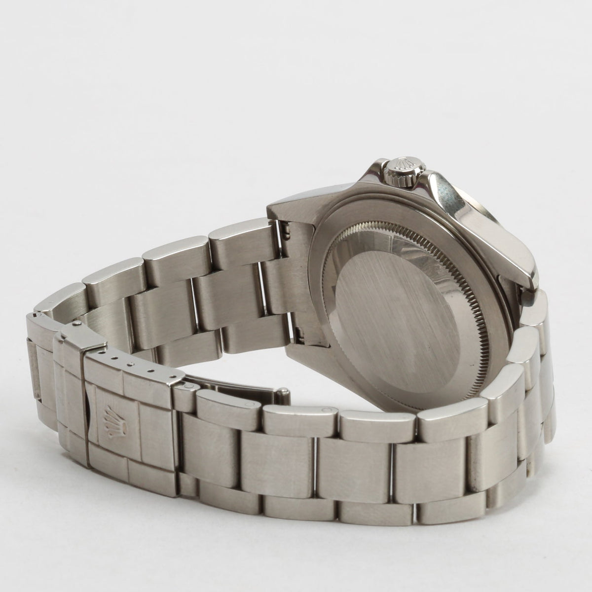 Side view of Rolex unisex watch