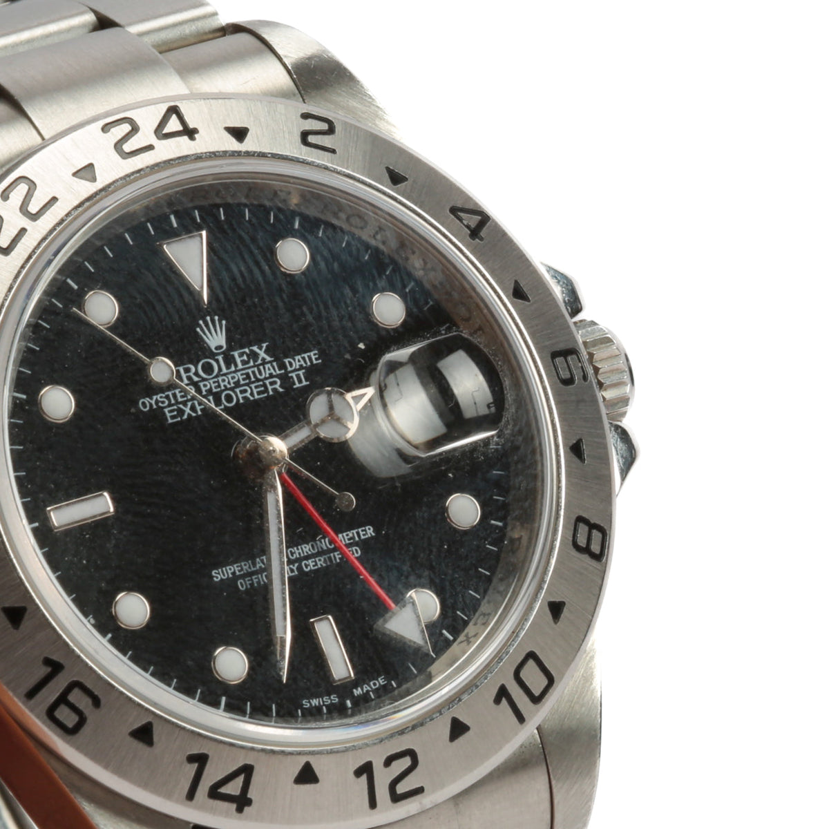 Angled view of Rolex unisex watch