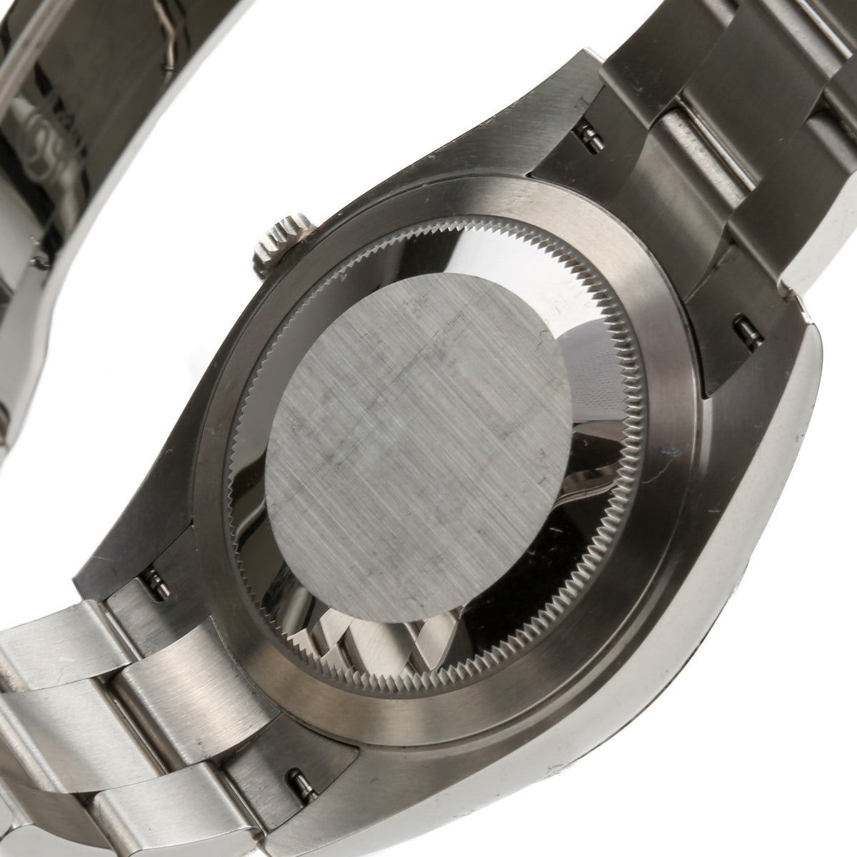 Front view of Rolex unisex watch