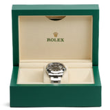 Close-up detail view of Rolex unisex watch