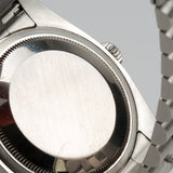 Close-up detail view of Rolex unisex watch