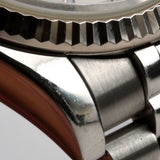 Front view of Rolex unisex watch