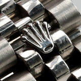 Close-up detail view of Rolex unisex watch