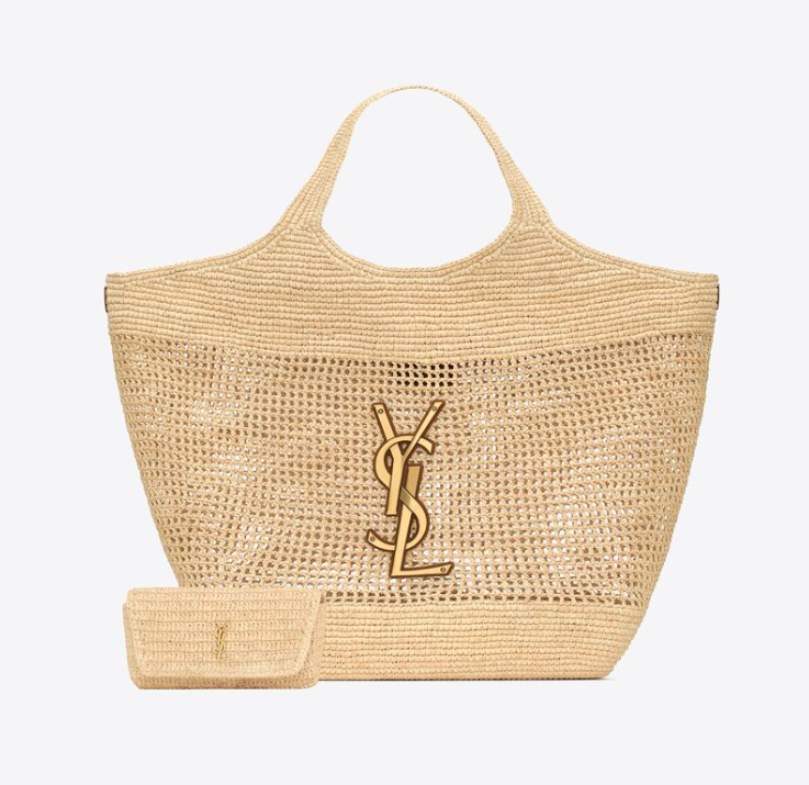 Saint Laurent Bags? Saint Laurent () Icare in Raffia Elegant Everyday Designer Handbag