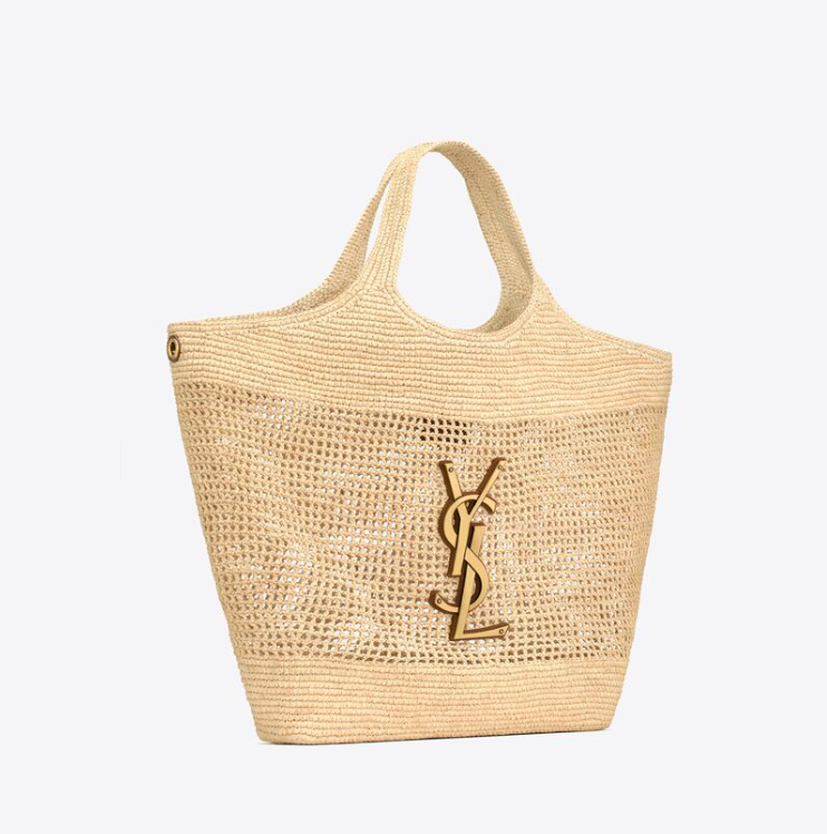 Saint Laurent Bags? Saint Laurent () Icare in Raffia Elegant Everyday Designer Handbag