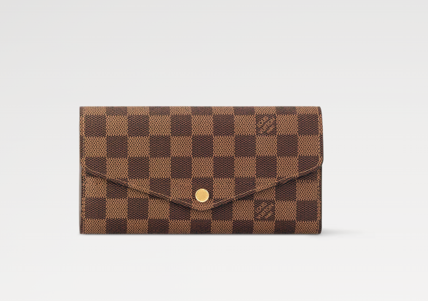 Louis Vuitton SARAH WALLET Damier Ebene Pink