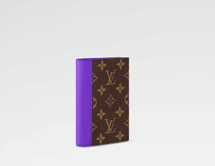 Louis Vuitton PASSPORT COVER Monogram Macassar Coated Canvas