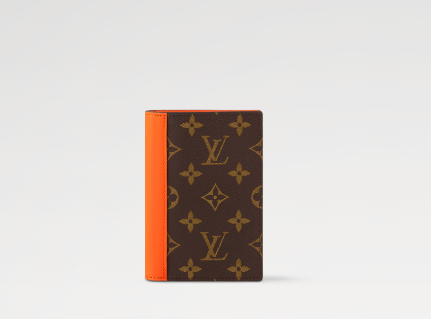 Louis Vuitton PASSPORT COVER Monogram Macassar Coated Canvas