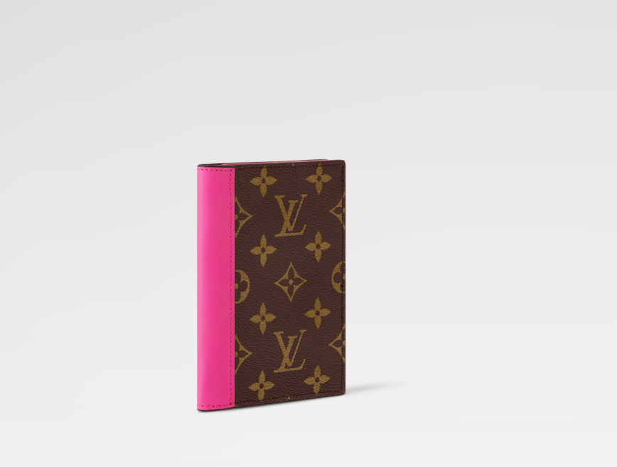 Louis Vuitton PASSPORT COVER Monogram Macassar Coated Canvas