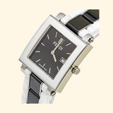 Side view of Fendi women's black watch