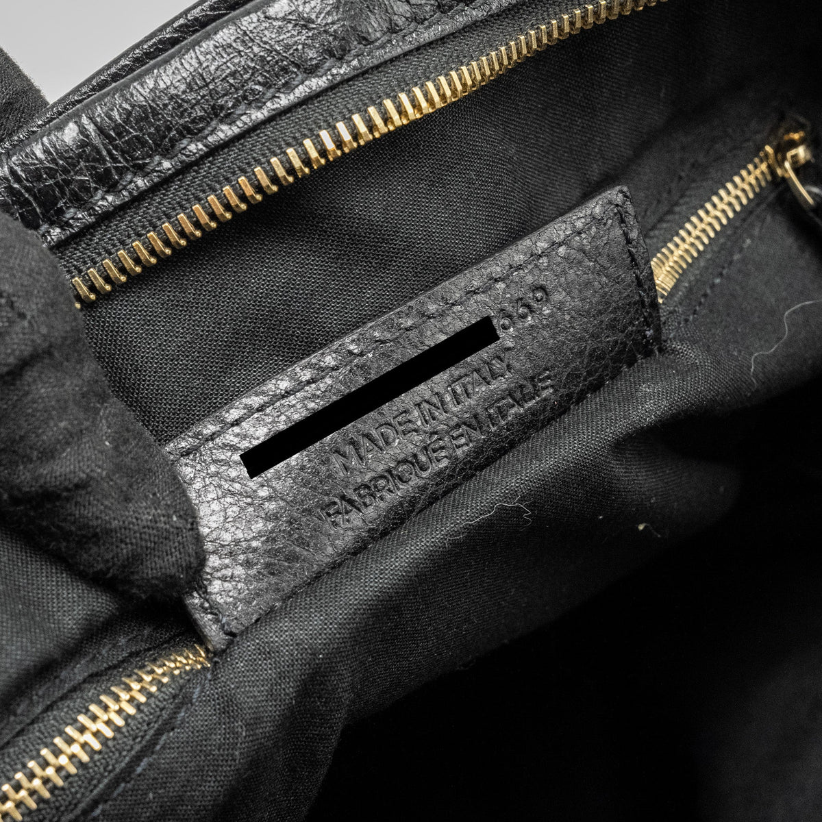 Balenciaga zip large tote bag black GHW — Premium Leather Tote