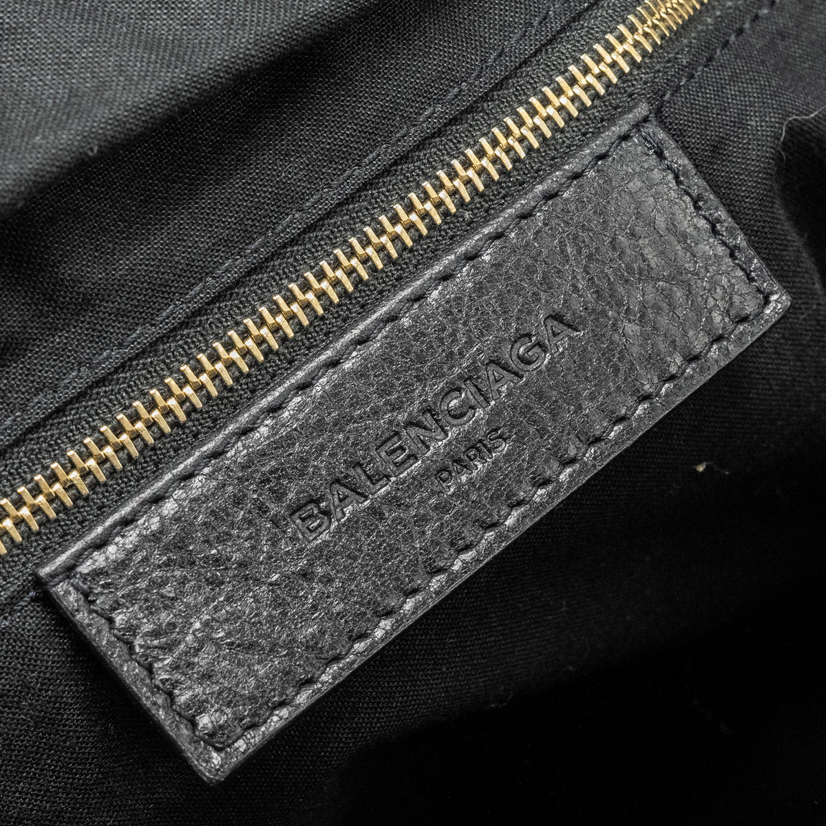 Balenciaga zip large tote bag black GHW — Premium Leather Tote