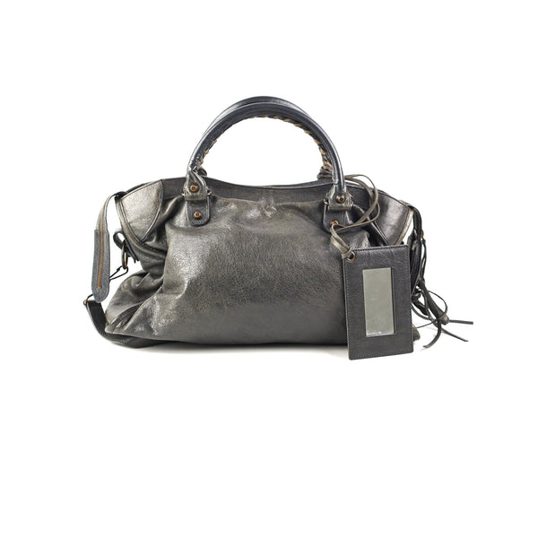 Balenciaga City Bag Anthracite — Designer Leather Handbag