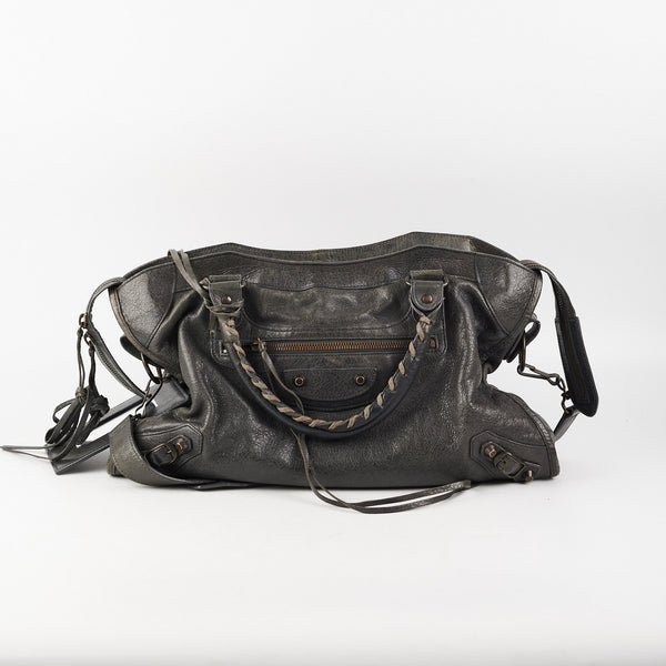 Balenciaga City Bag Anthracite — Designer Leather Handbag