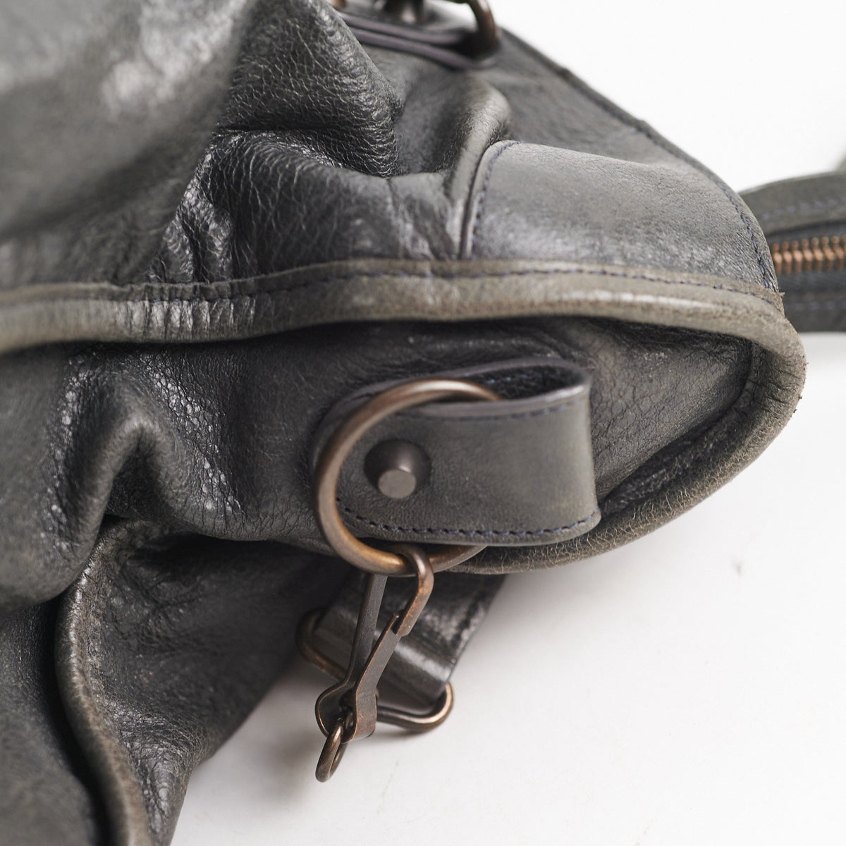 Balenciaga City Bag Anthracite — Designer Leather Handbag