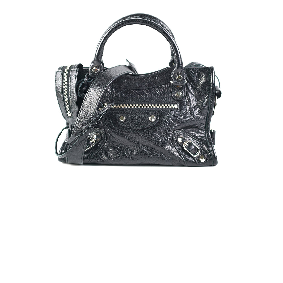 Balenciaga Mini City Black | Designer Leather Handbag