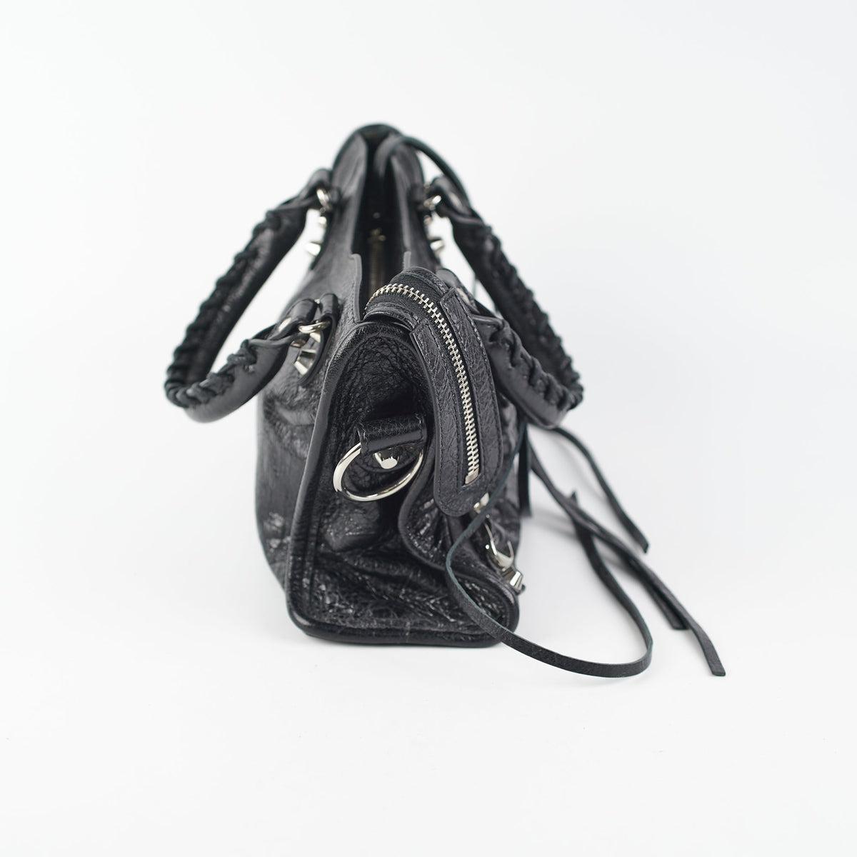 Balenciaga Mini City Black | Designer Leather Handbag