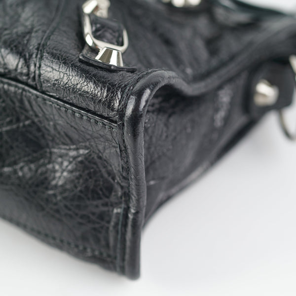 Balenciaga Mini City Black | Designer Leather Handbag