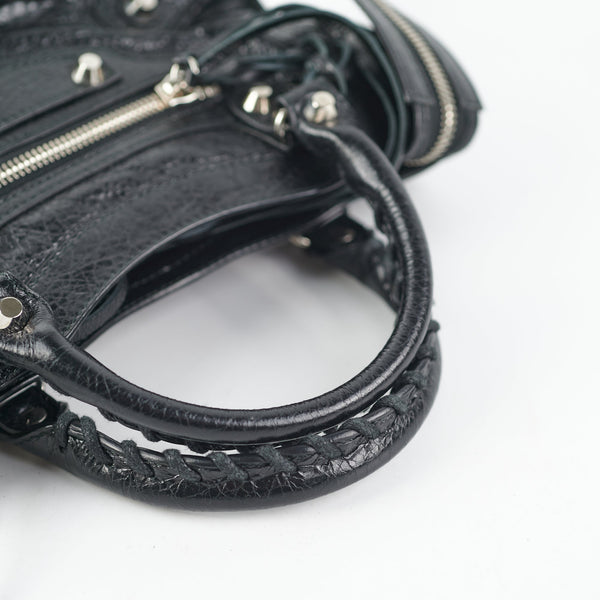 Balenciaga Mini City Black | Designer Leather Handbag