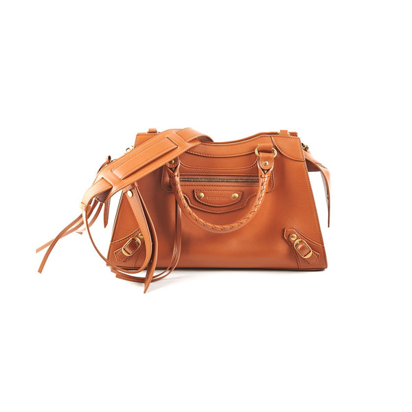 Balenciaga Neo Classic Small Brown | Structured Leather Handbag