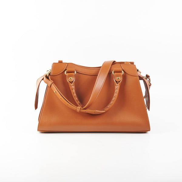 Balenciaga Neo Classic Small Brown | Structured Leather Handbag