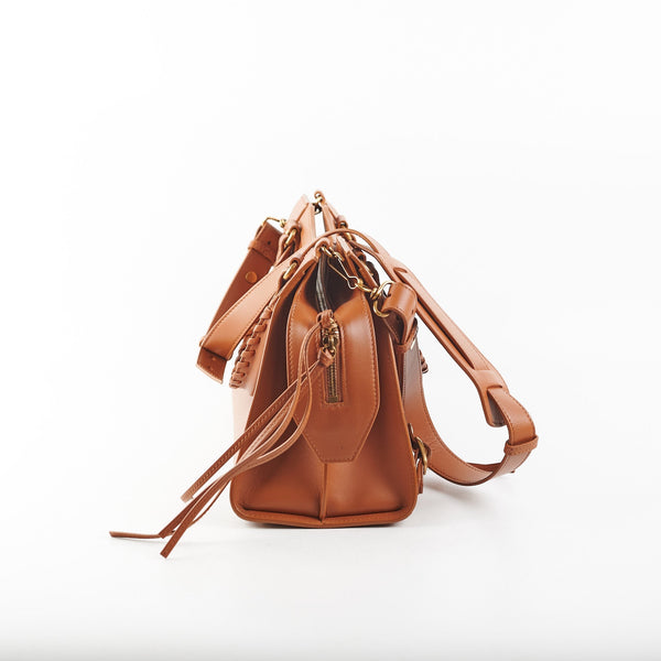 Balenciaga Neo Classic Small Brown | Structured Leather Handbag