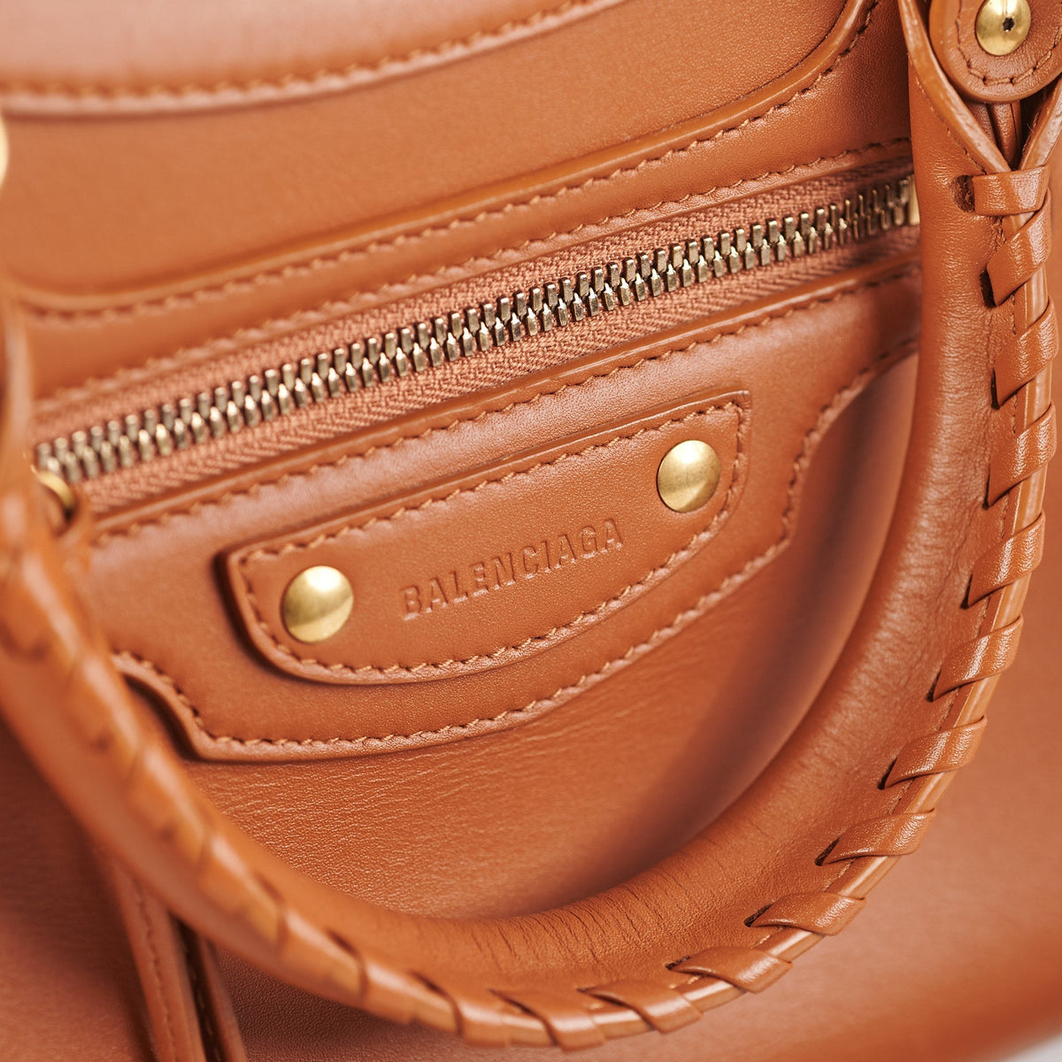 Balenciaga Neo Classic Small Brown | Structured Leather Handbag