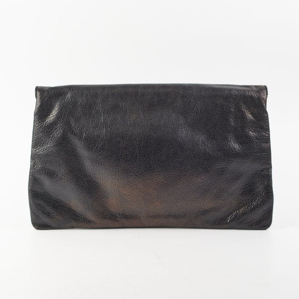 Balenciaga City Clutch Black Iridescent | Designer Clutch Bag