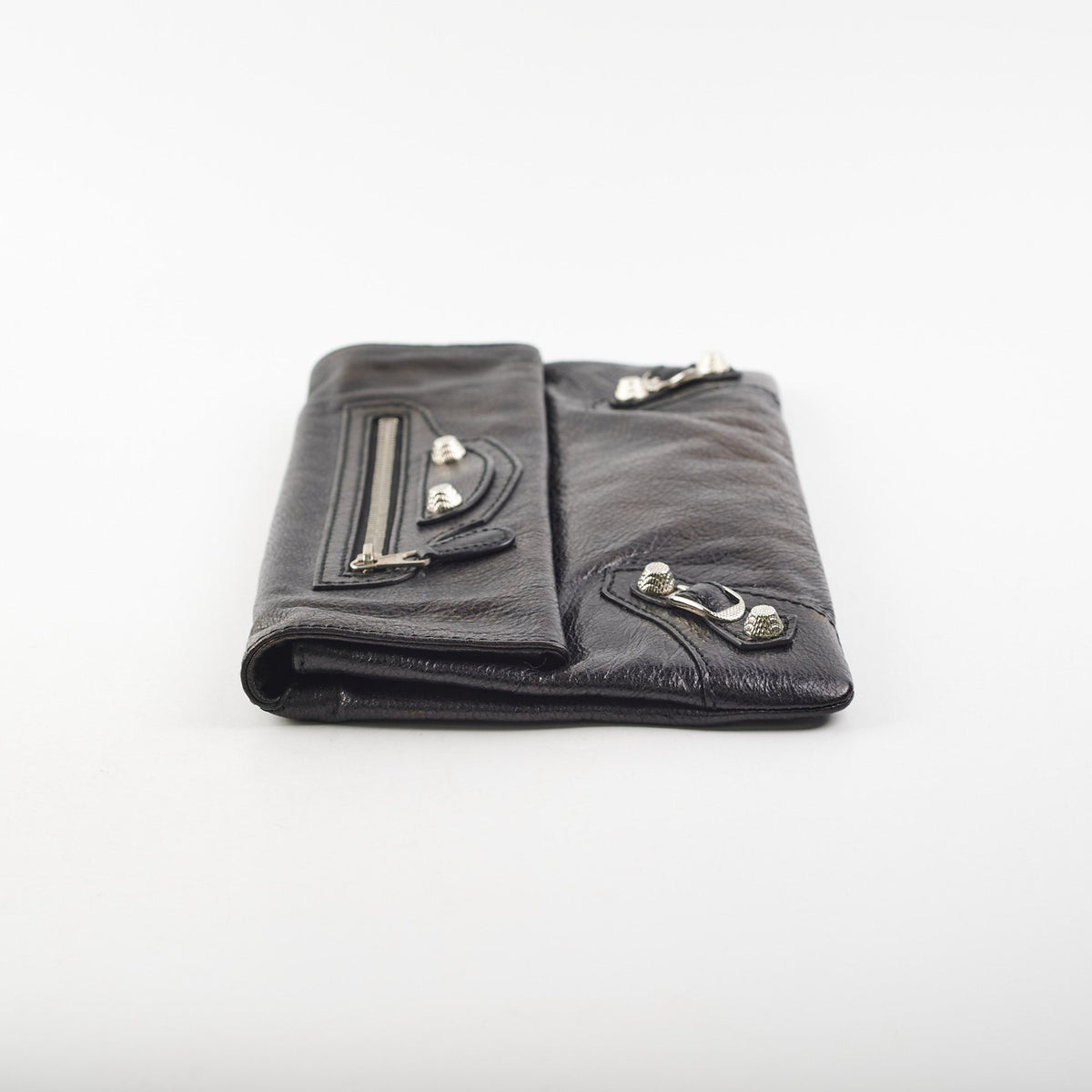 Balenciaga City Clutch Black Iridescent | Designer Clutch Bag