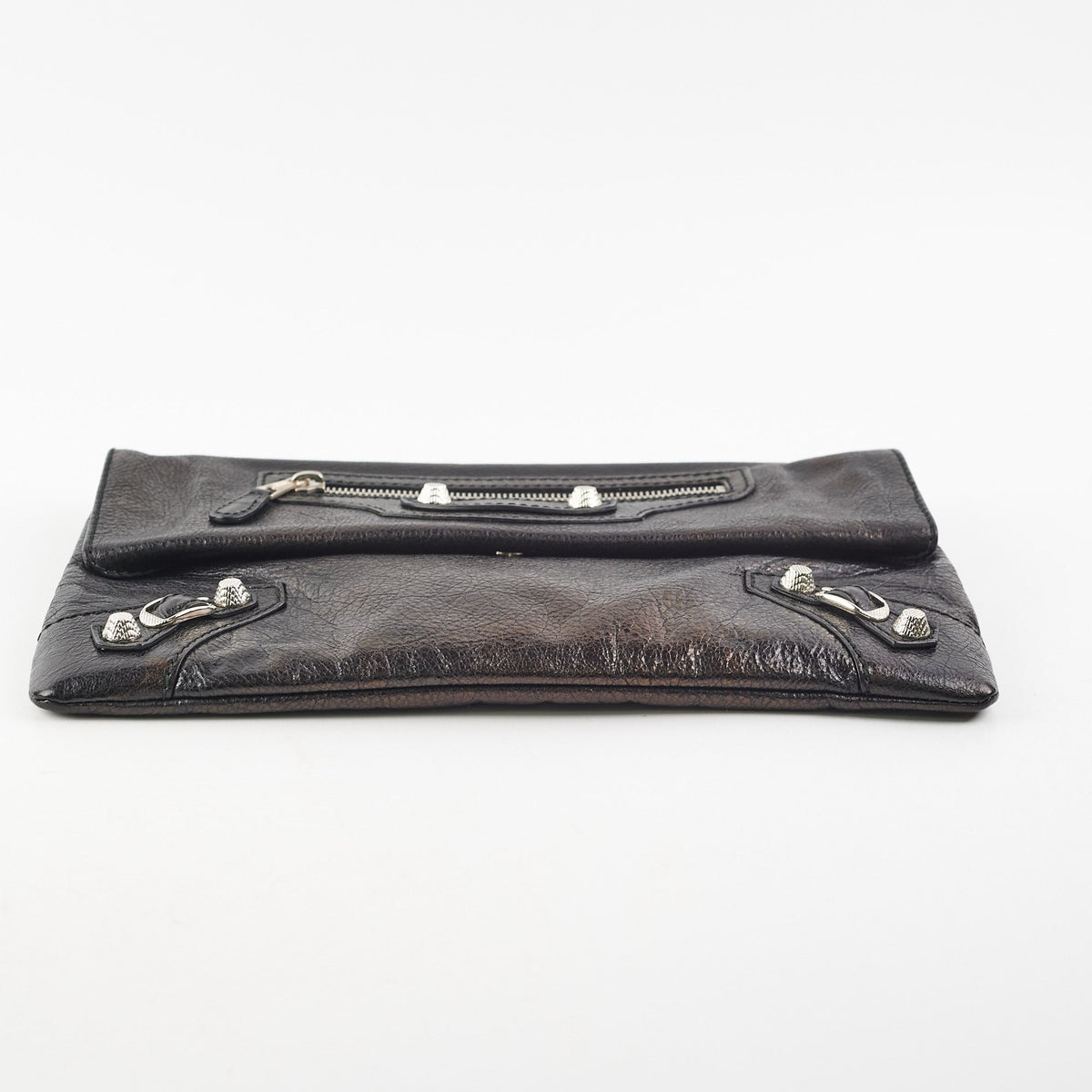 Balenciaga City Clutch Black Iridescent | Designer Clutch Bag