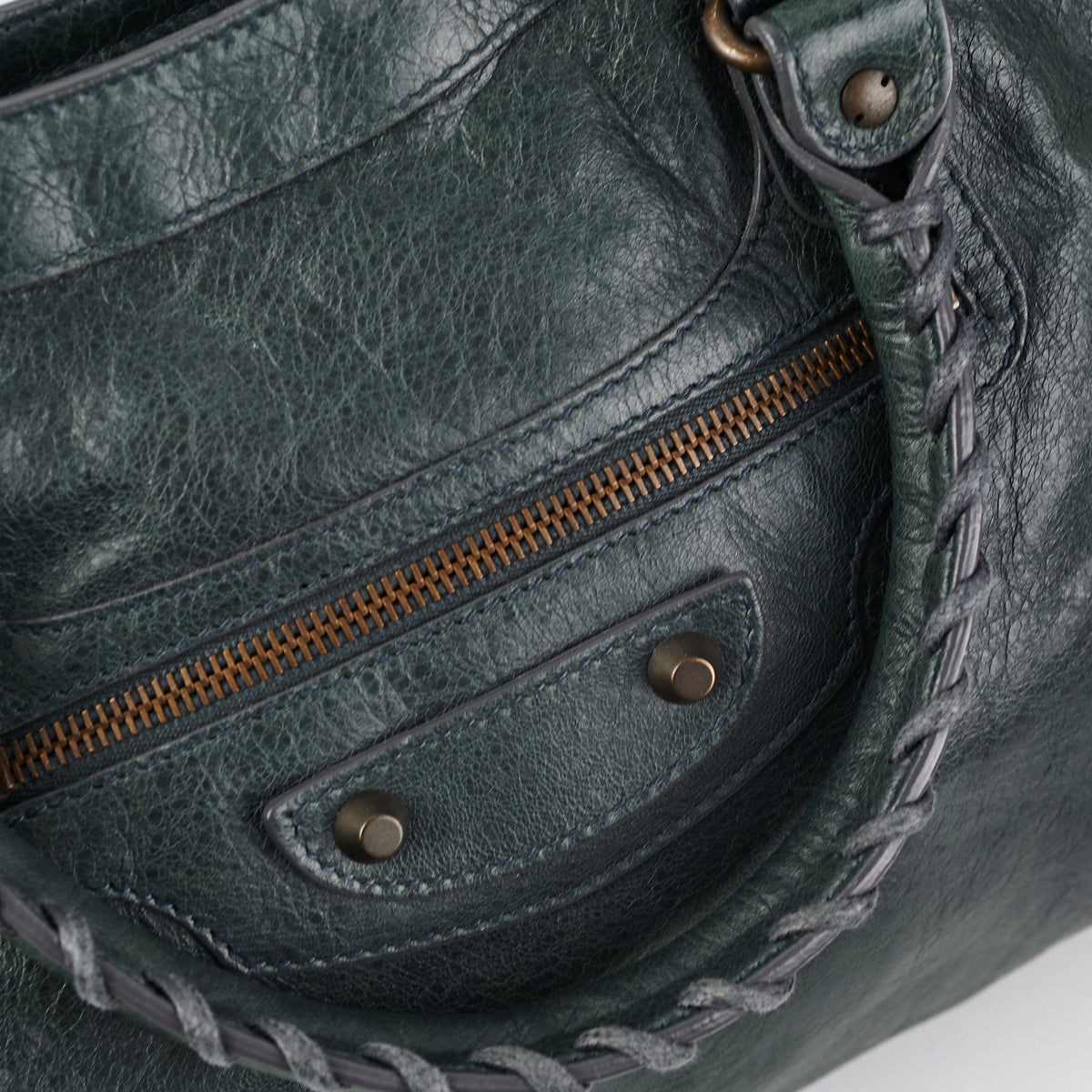 Balenciaga City Bag Grey — Designer Leather Handbag