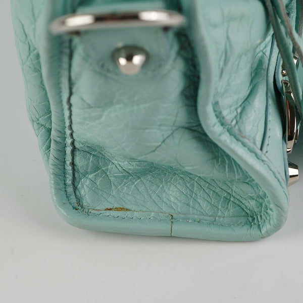 Balenciaga Classic Mini City Blue Tote Bag | Designer Leather Handbag