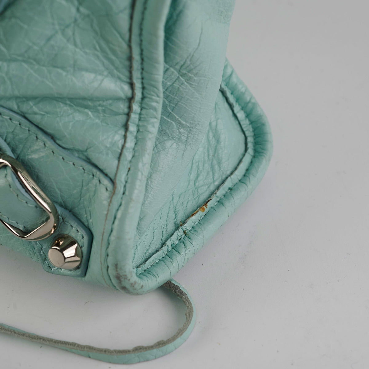 Balenciaga Classic Mini City Blue Tote Bag | Designer Leather Handbag