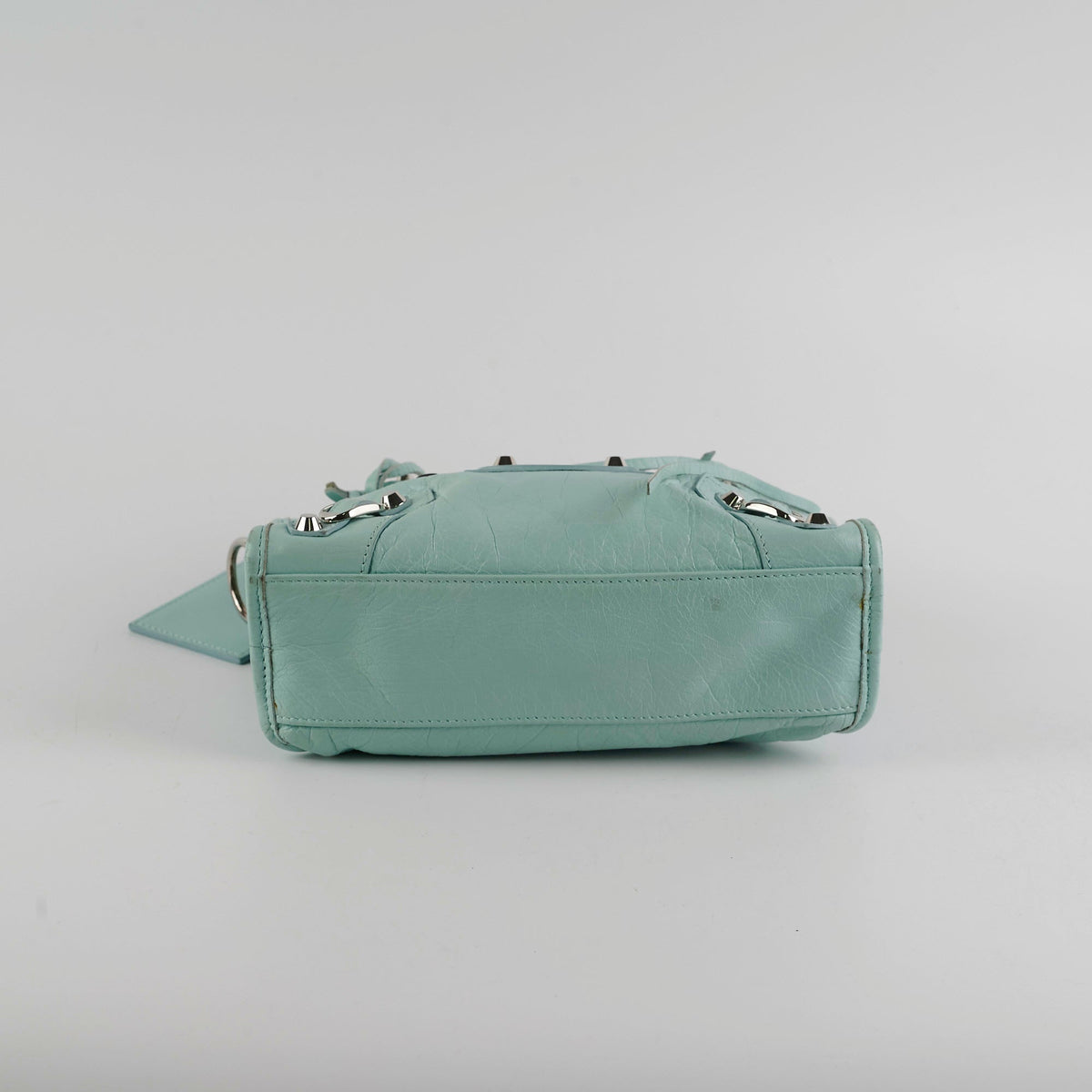 Balenciaga Classic Mini City Blue Tote Bag | Designer Leather Handbag