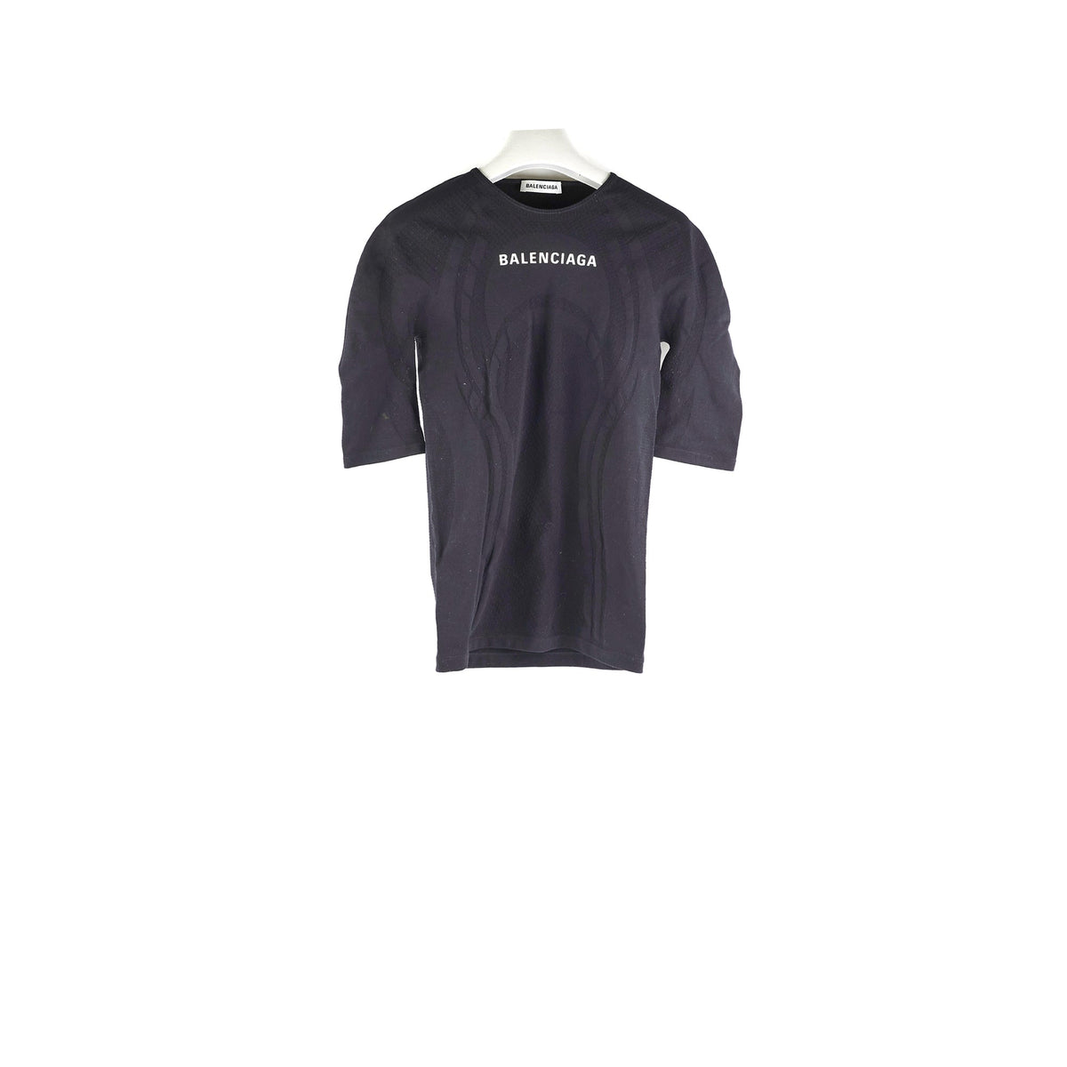Balenciaga Black Logo Top -EU40/ AU 12 | Premium Designer Piece
