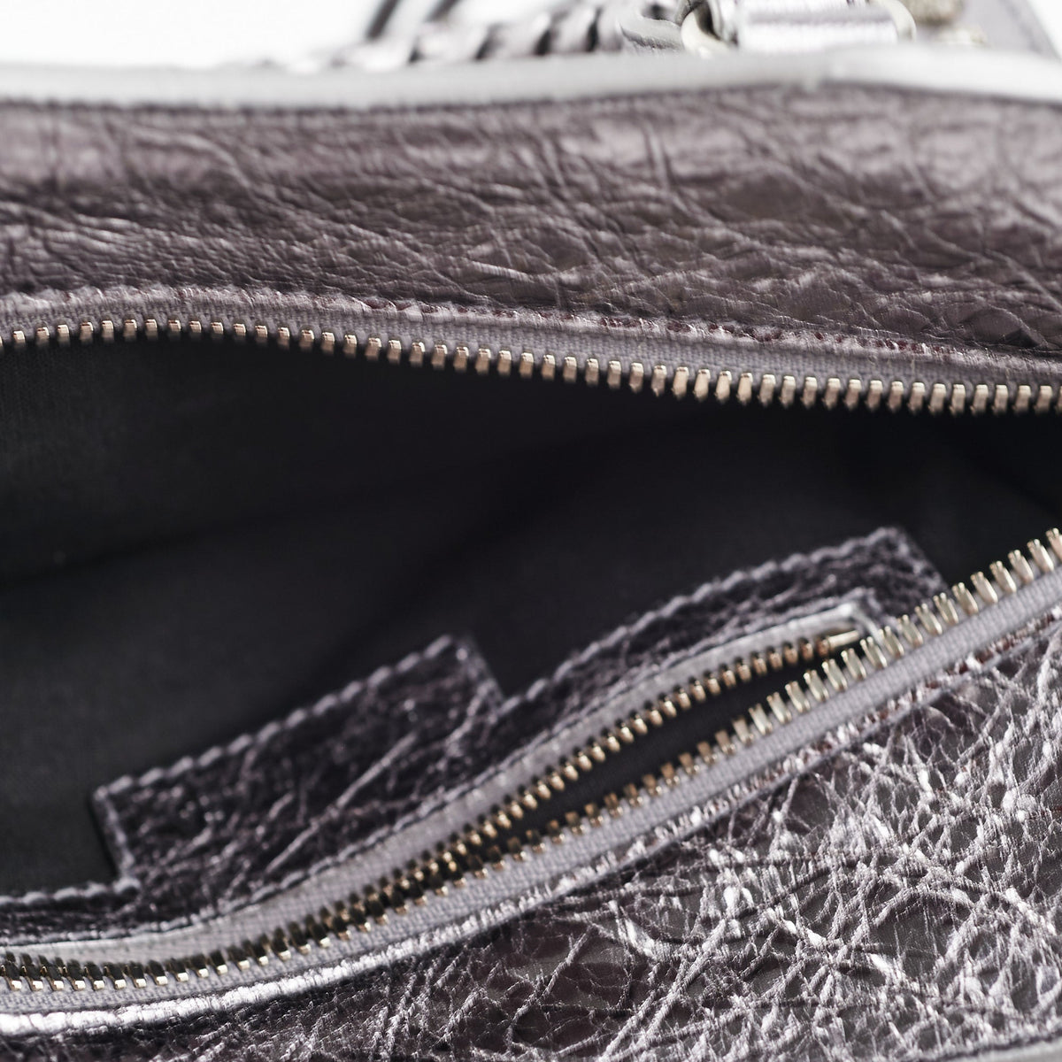Balenciaga Neo Cagole XS Bag Silver | Studded Leather Shoulder Bag