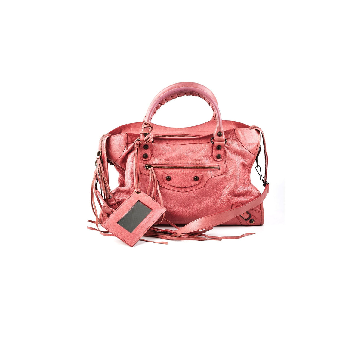 Balenciaga City Bag Pink — Designer Leather Handbag