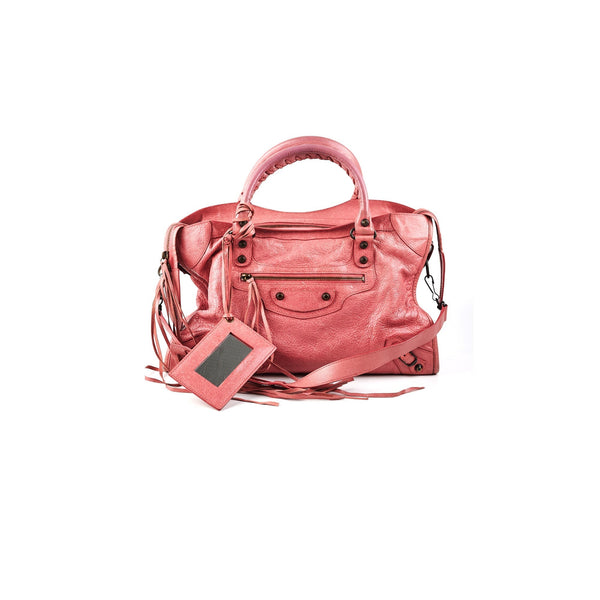Balenciaga City Bag Pink — Designer Leather Handbag
