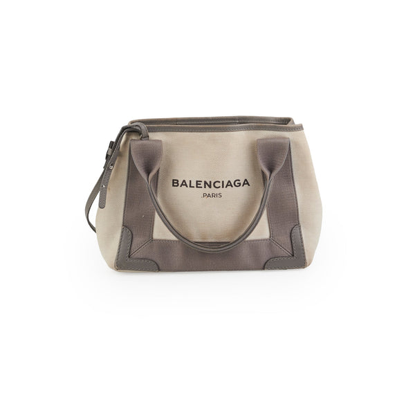 Balenciaga Small Canvas Tote Bag — Premium Leather Tote