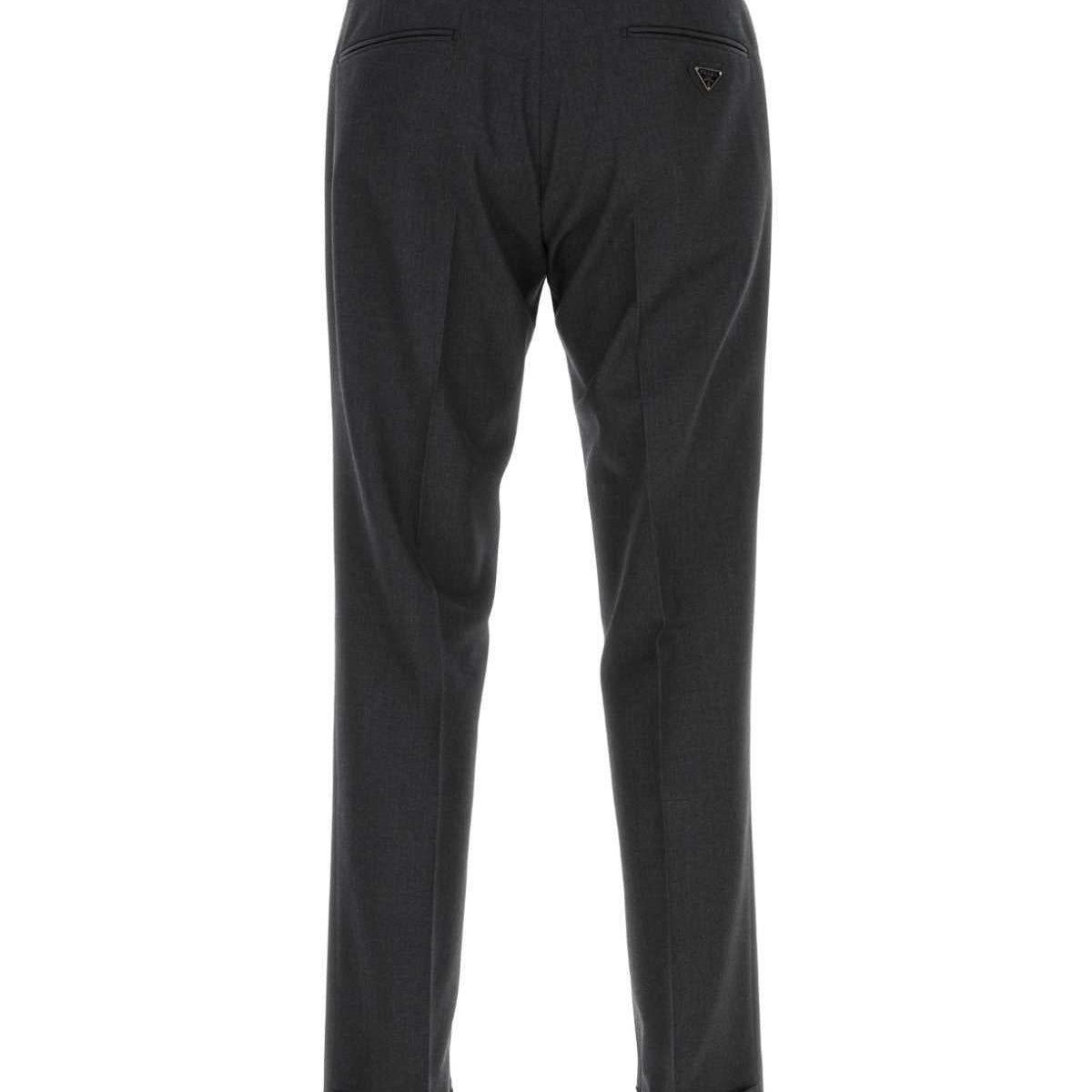 Prada premium pants detail and craftsmanship close-up