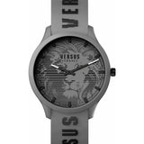Close-up detail view of Versace unisex watch