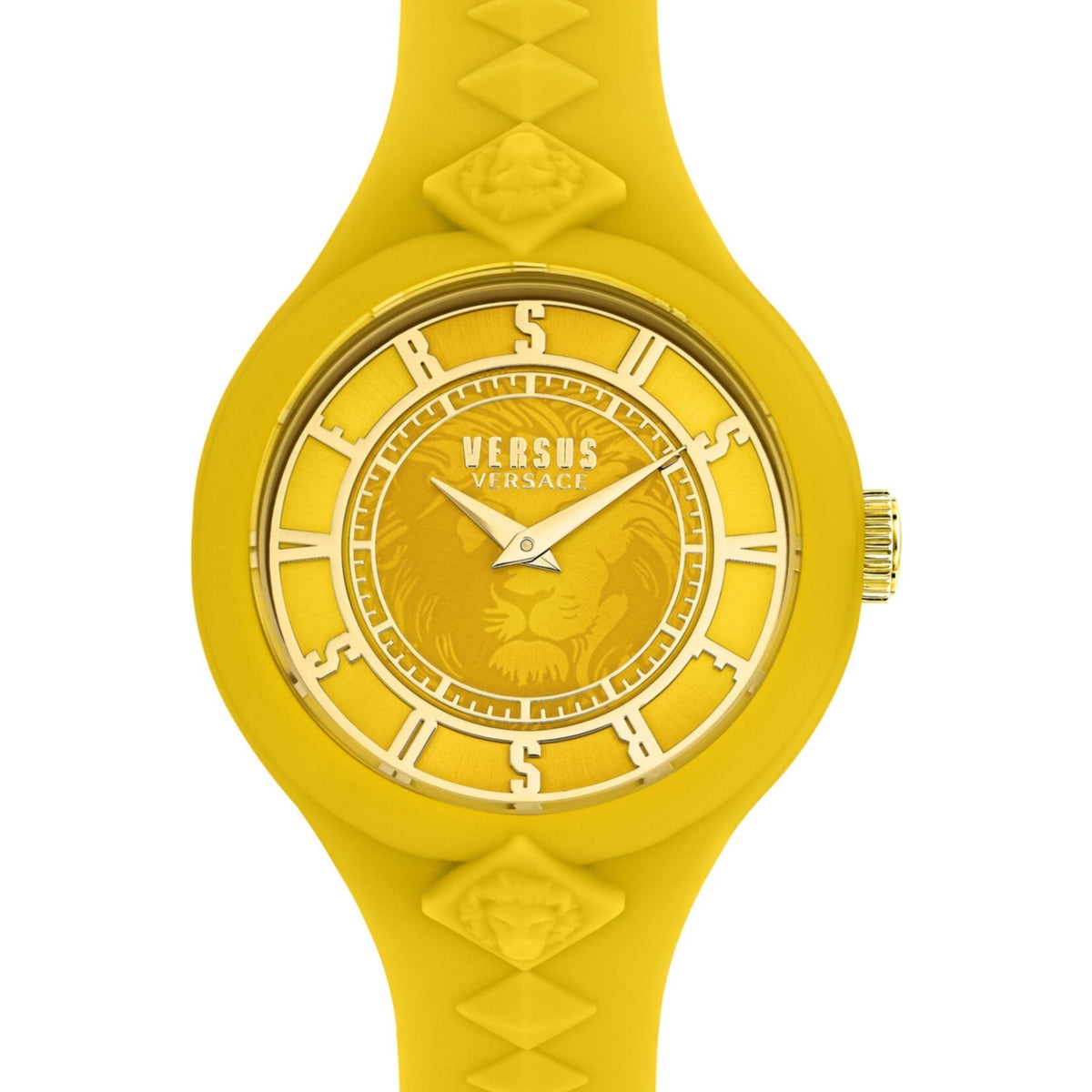 Front view of Versace unisex watch