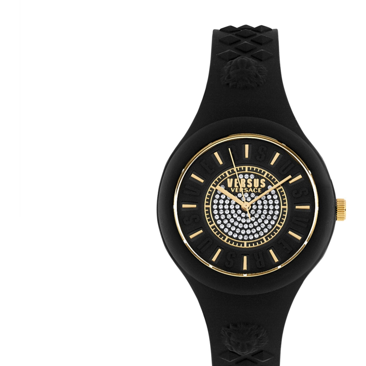Front view of Versace unisex watch